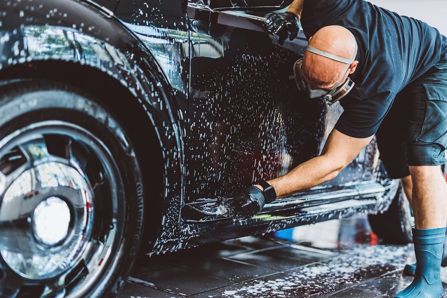 Detailing in workshop